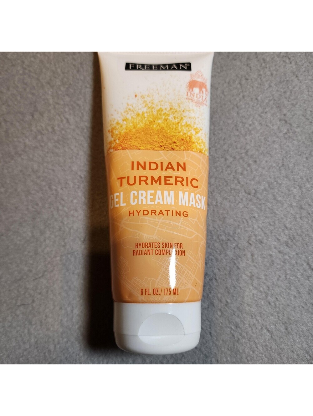 Freeman Indian Turmeric Gel Cream Mask Hydrating 6 fl oz 175 mL Face Care Skin